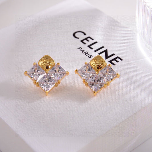 Celine Brass Earrings