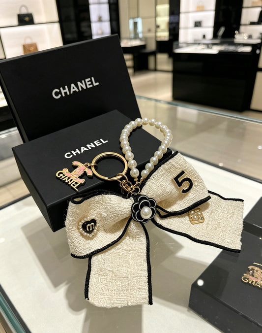 Chanel Vintage-Finish Keychain