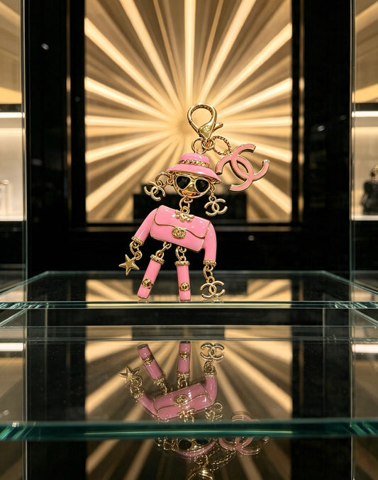 Chanel Vintage-Finish Keychain