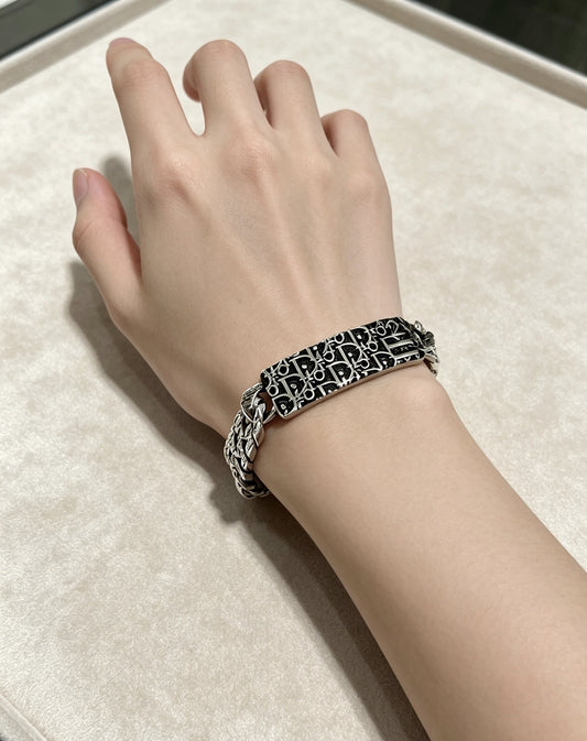 Dior Sterling Silver Chain Bracelet