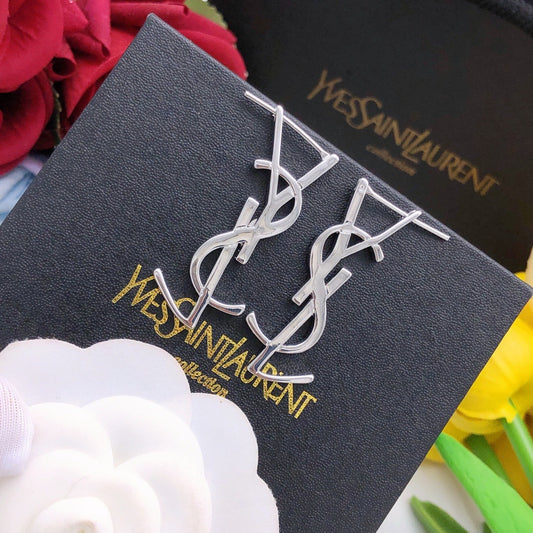 Saint Laurent Brass Earrings