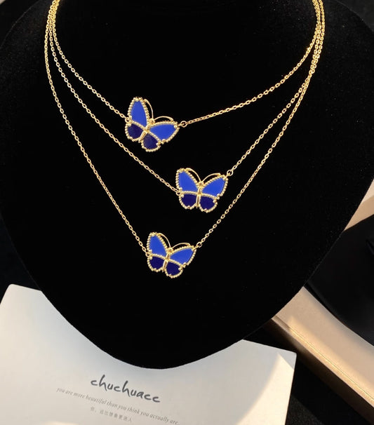 Van Cleef & Arpels Gold Butterfly Necklace