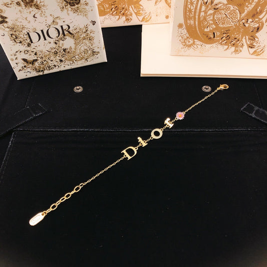 Dior Brass Logo Bracelet
