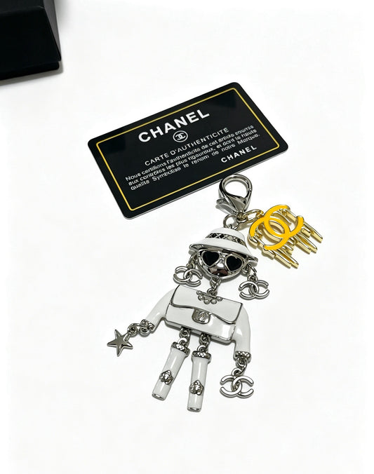 Chanel Vintage-Finish Keychain