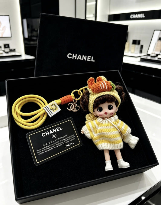 Chanel Vintage-Finish Keychain
