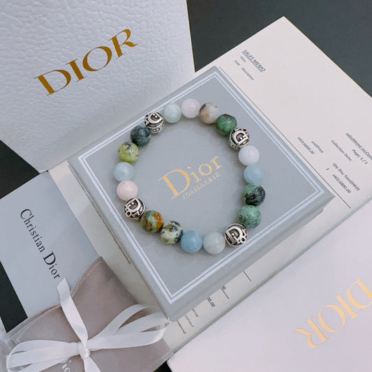 Dior Sterling Silver Vintage-Finish Bracelet