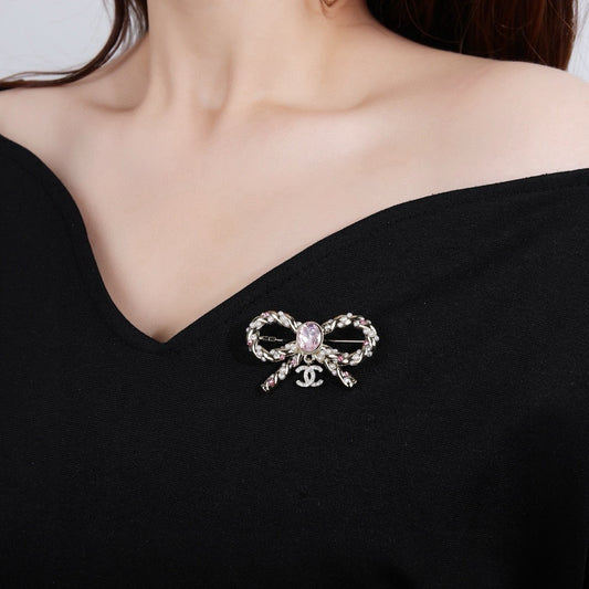 Chanel Pink Brooch
