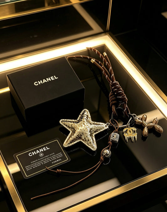 Chanel Vintage-Finish Keychain