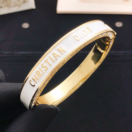 Dior White Brass Bracelet