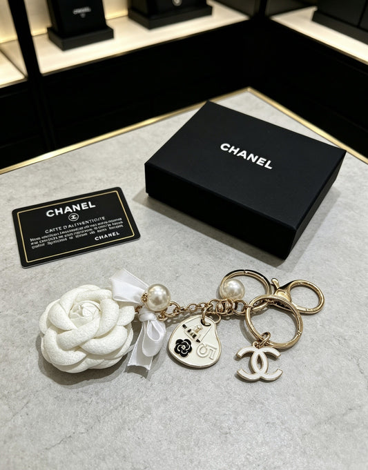 Chanel Vintage-Finish Keychain