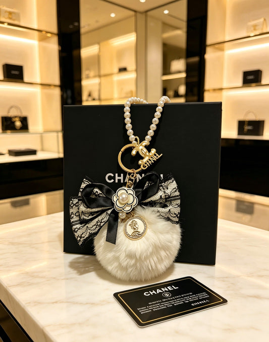 Chanel Vintage-Finish Keychain