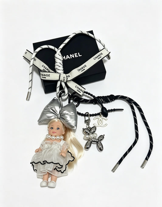 Chanel Vintage-Finish Keychain