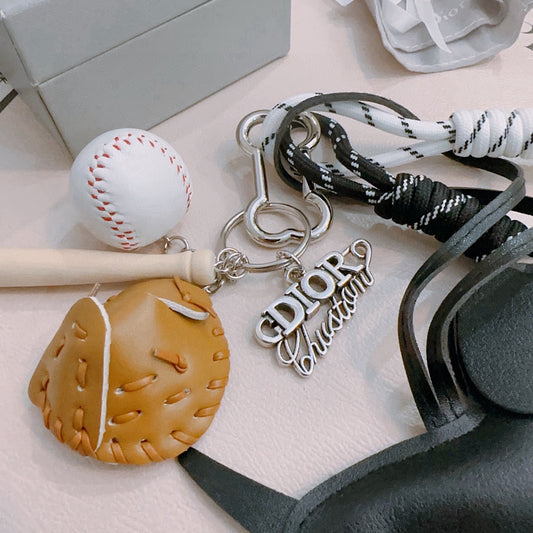 Dior Vintage-Finish Keychain