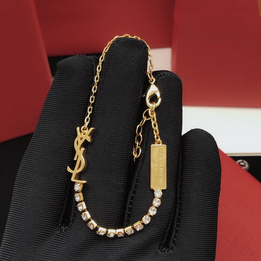 Saint Laurent Logo Bracelet