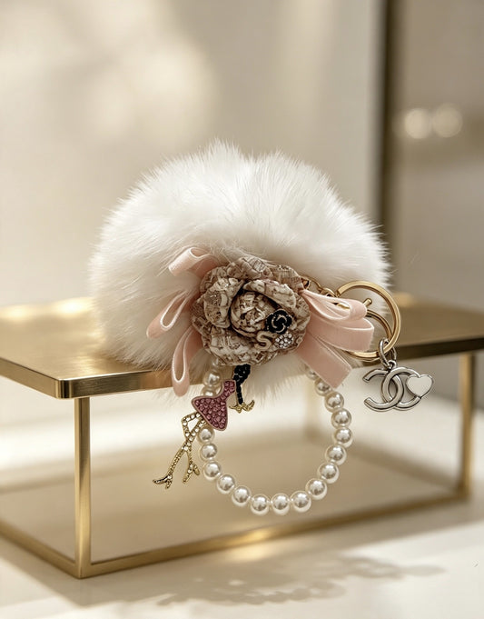 Chanel Vintage-Finish Keychain