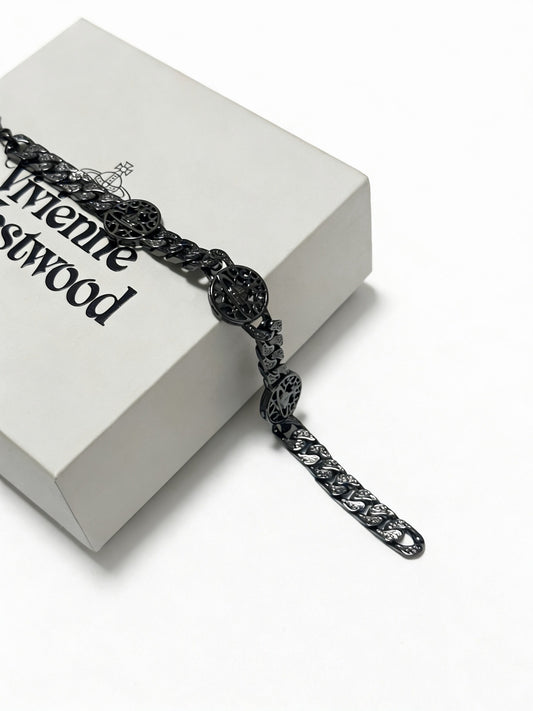 Vivienne Westwood Sterling Silver Vintage-Finish Bracelet
