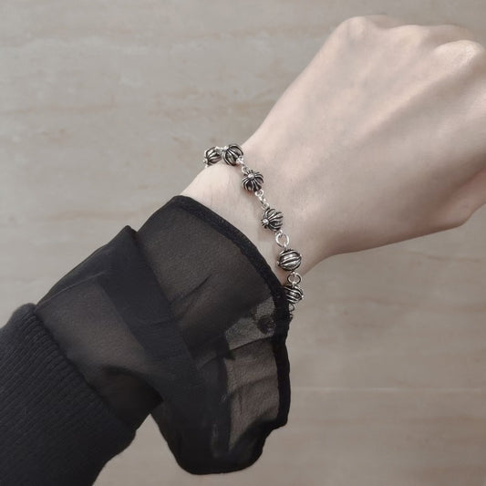 Chrome Hearts Sterling Silver Vintage-Finish Bracelet