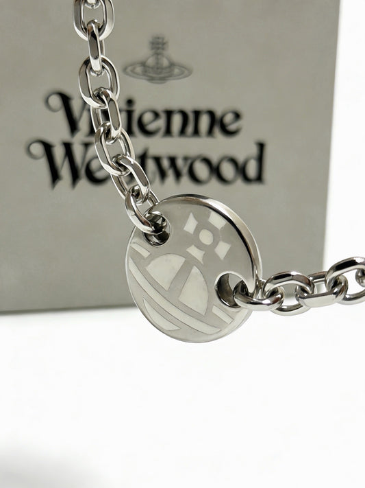 Vivienne Westwood Sterling Silver Vintage-Finish Bracelet