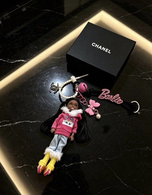 Chanel Vintage-Finish Keychain