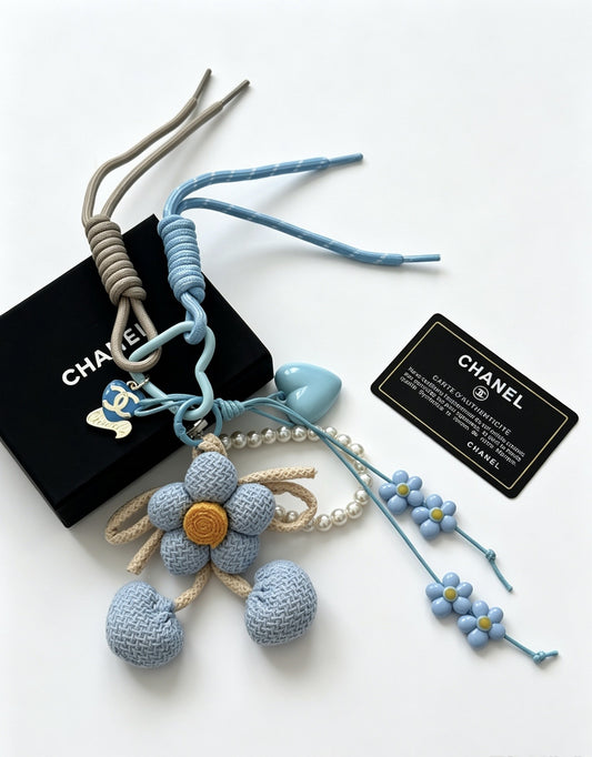 Chanel Vintage-Finish Keychain