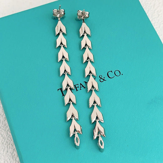 Tiffany & Co. Silver Brass Tassel Earrings