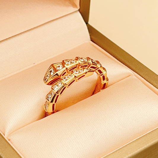 Bvlgari Brass Serpent Ring