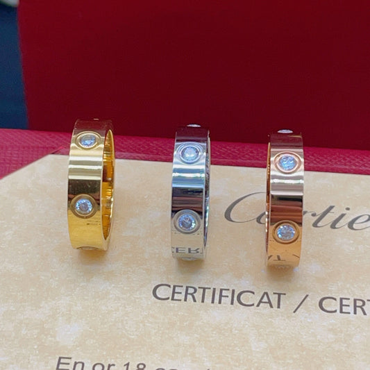 Cartier Silver Brass Ring