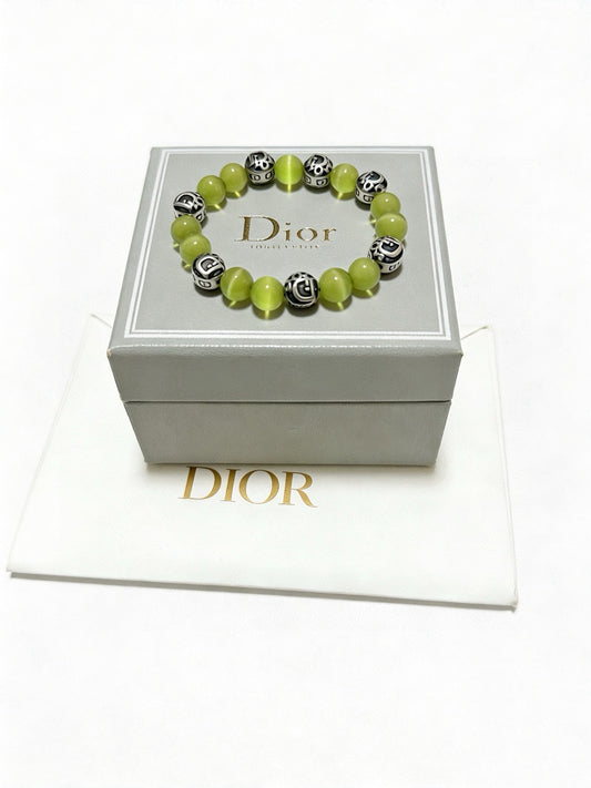 Dior Sterling Silver Vintage-Finish Bracelet