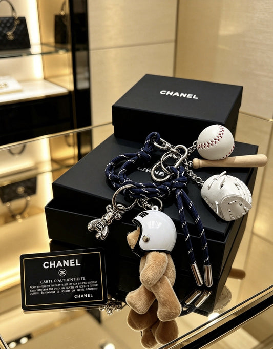 Chanel Vintage-Finish Keychain
