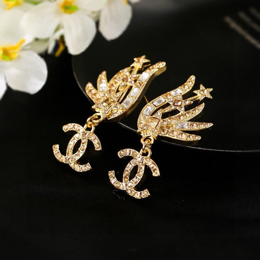 Chanel Brass Earrings