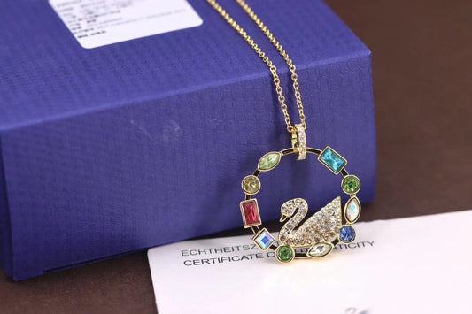 Swarovski Beige Crystal Necklace