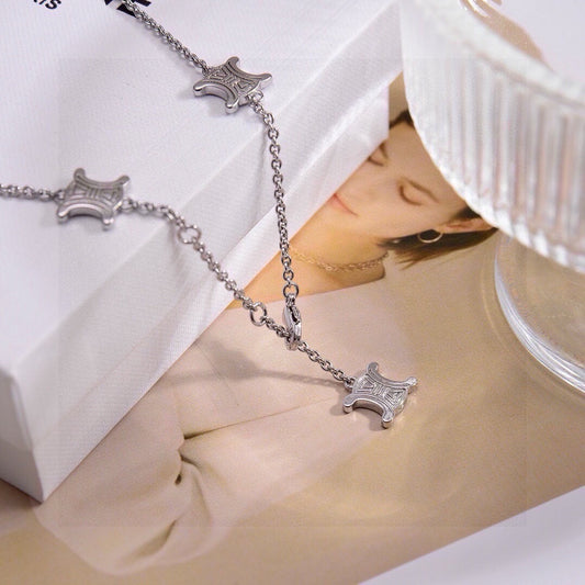 Celine Brass Necklace