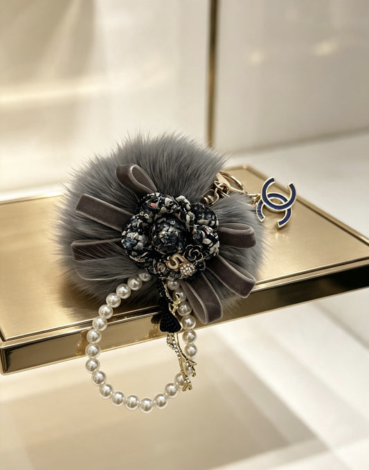 Chanel Vintage-Finish Keychain