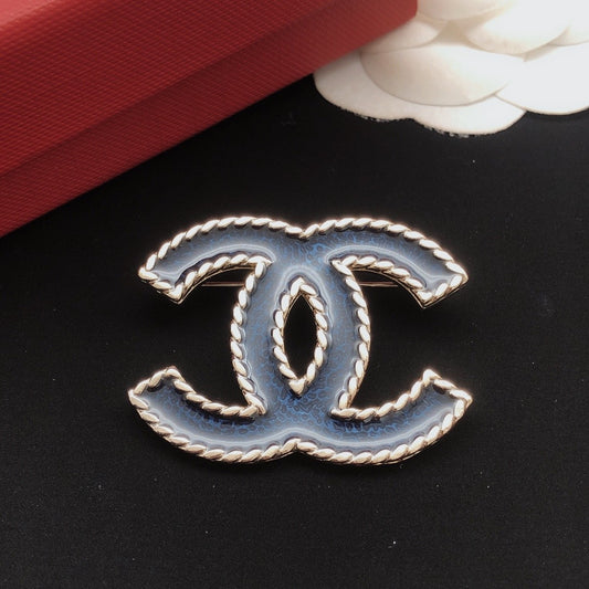 Chanel Brass Brooch