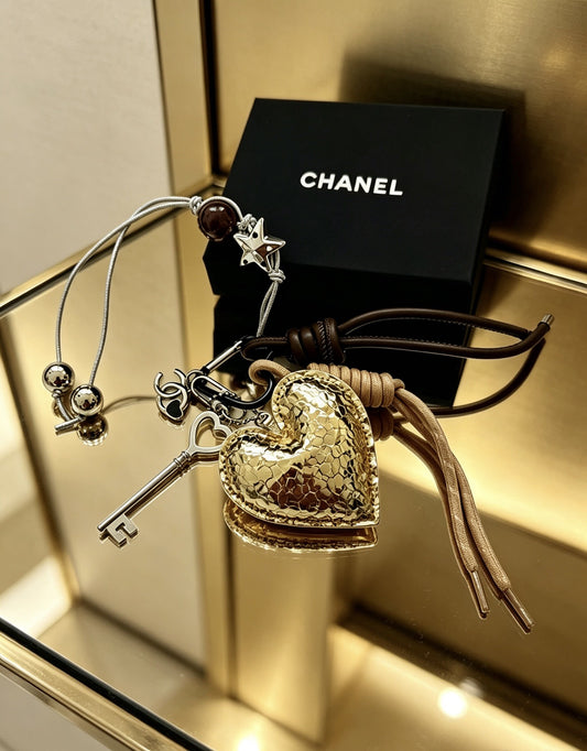 Chanel Vintage-Finish Keychain