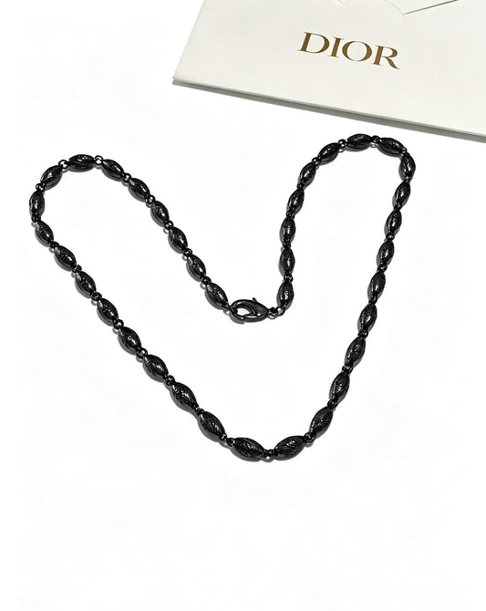 Dior Sterling Silver Chain Necklace
