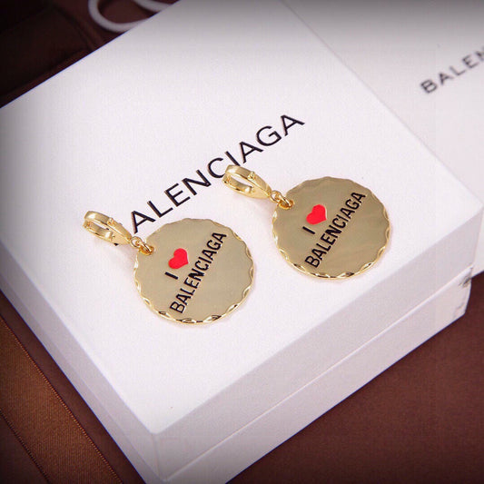 Balenciaga Brass Earrings