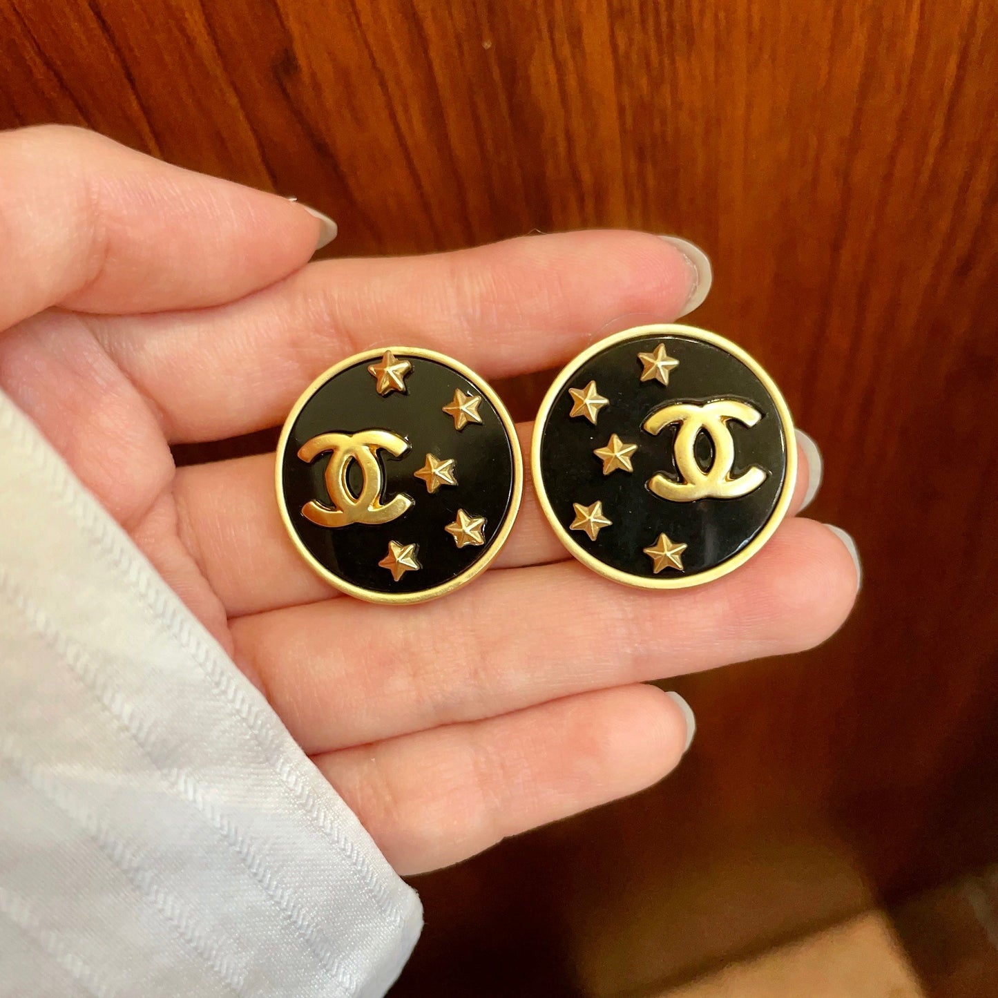 Chanel Star Earrings