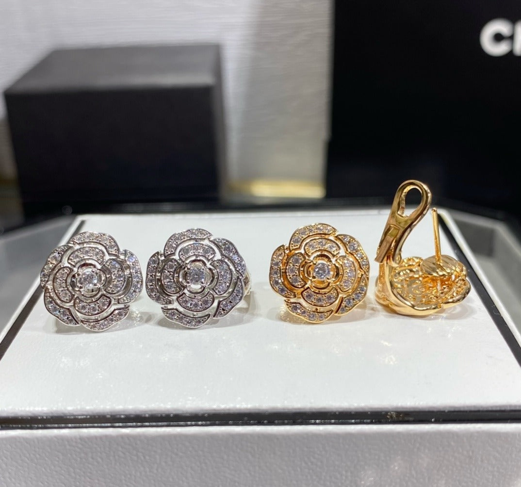 Chanel Floral Earrings