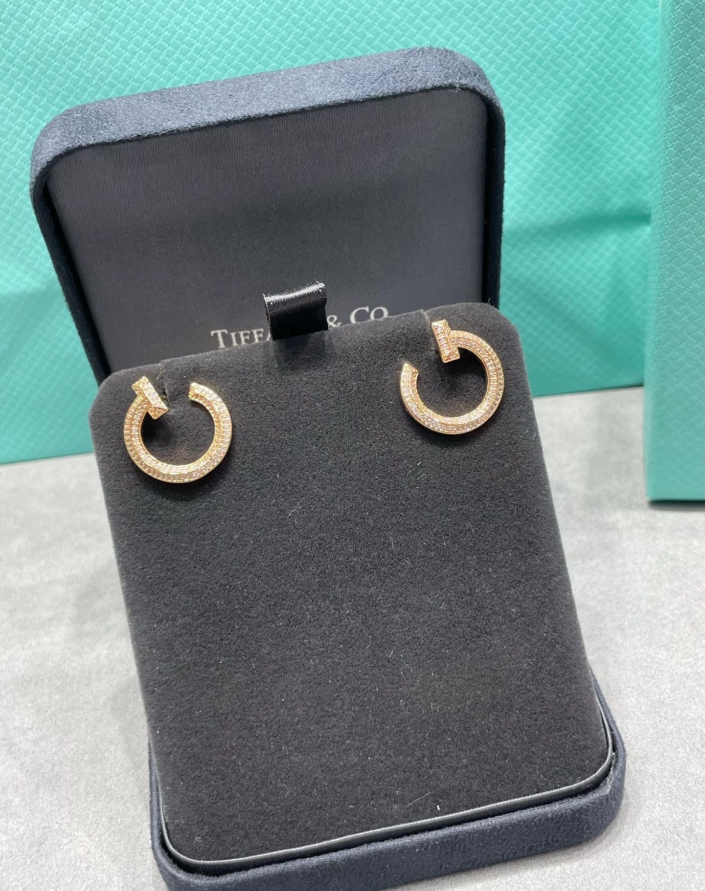 Tiffany & Co. Logo Earrings