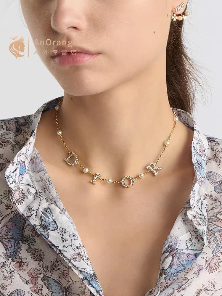 Dior Logo Necklace