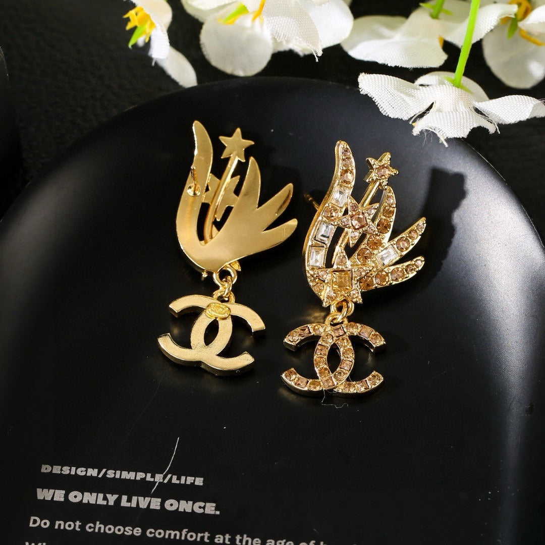 Chanel Brass Earrings