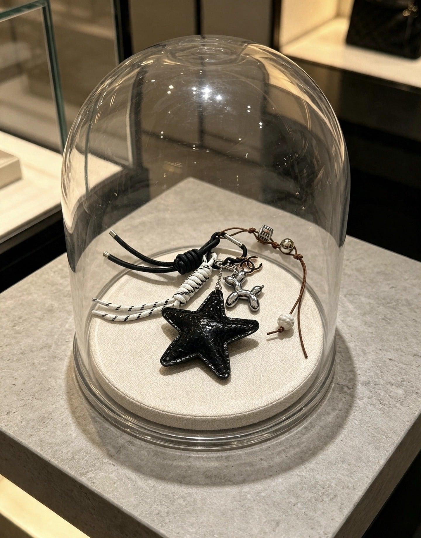 Chanel Vintage-Finish Keychain