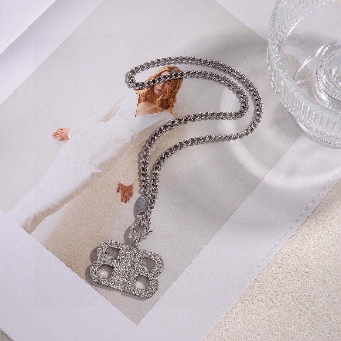 Balenciaga Brass Necklace