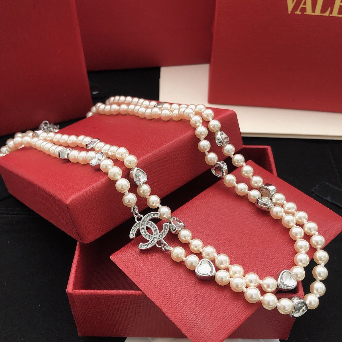 Chanel Brass Heart Necklace
