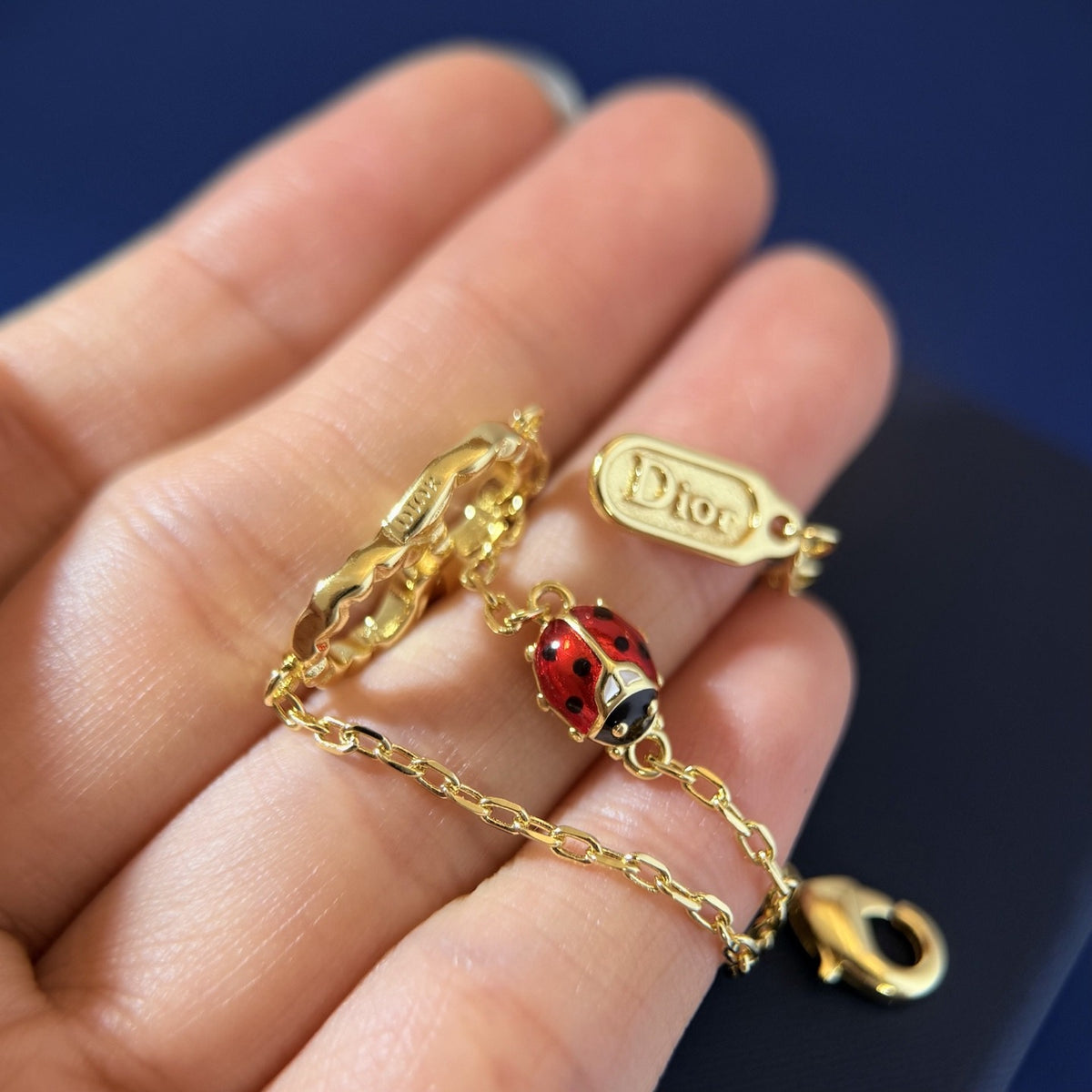 Dior Brass Logo Bracelet