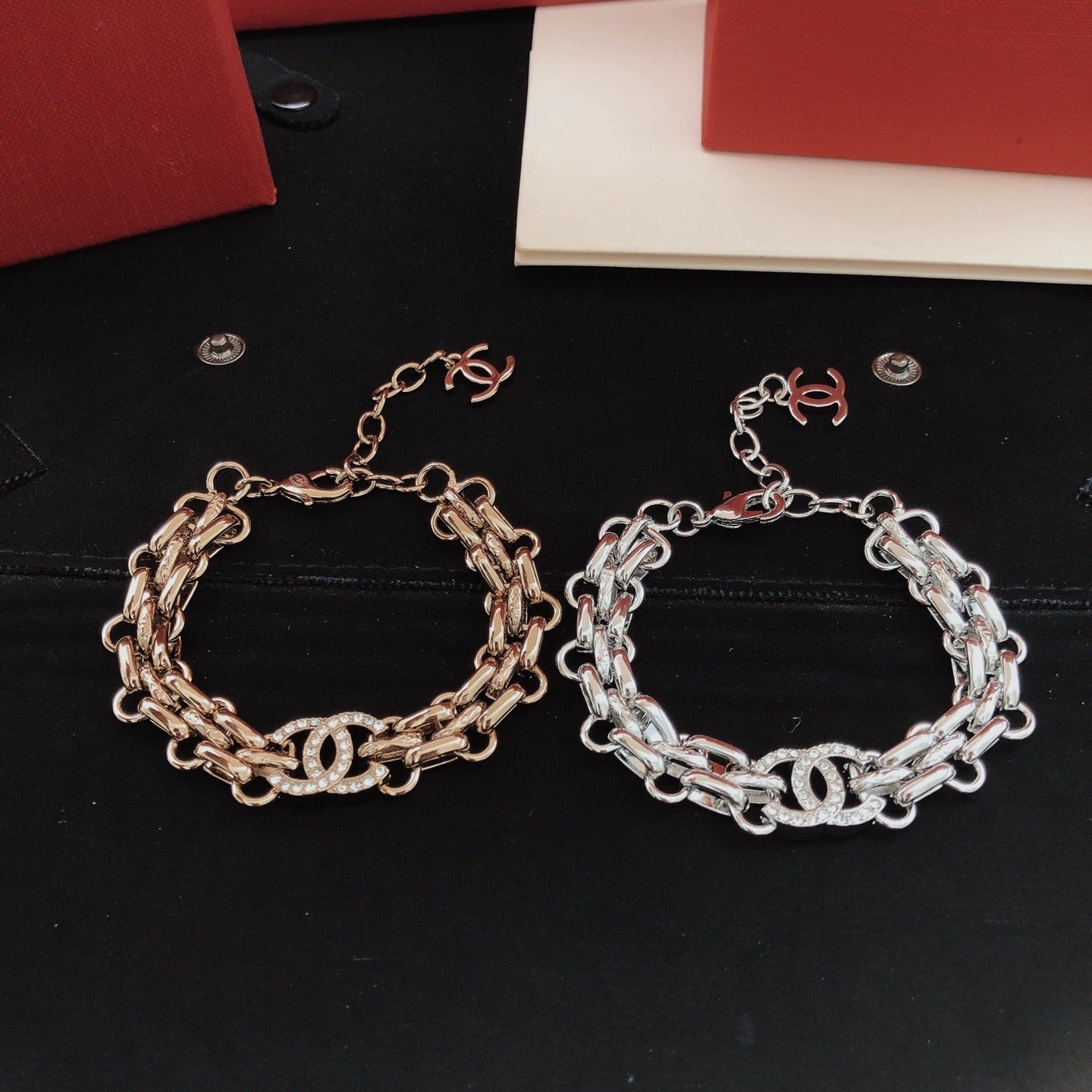 Chanel Silver Brass Bracelet