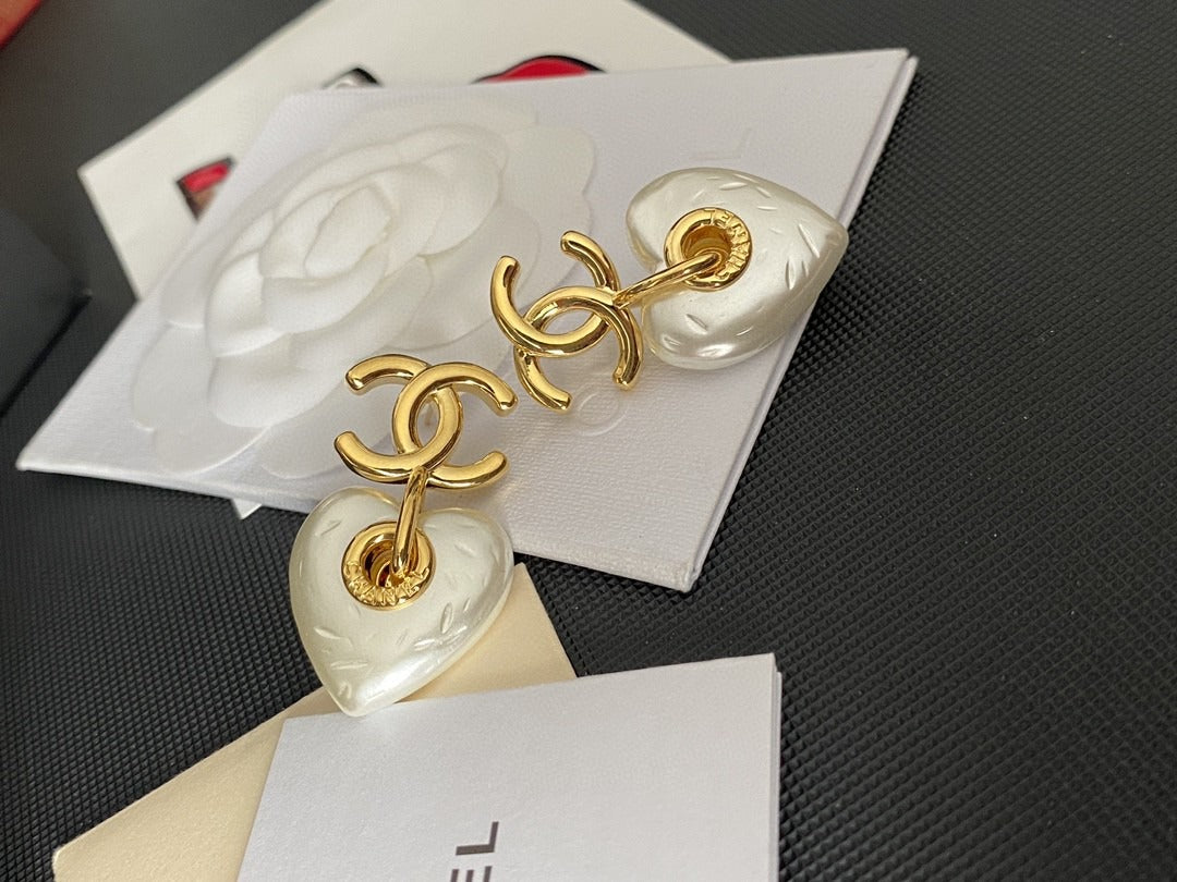 Chanel Logo Earrings