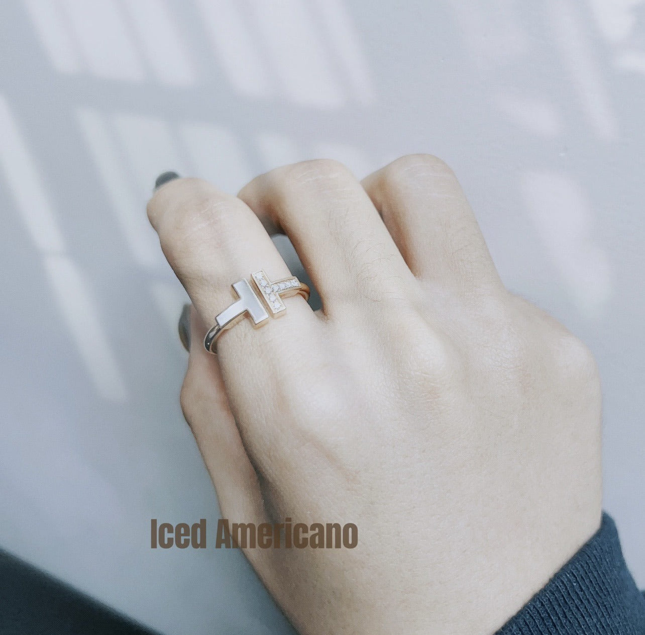 Tiffany & Co. Silver Brass Ring