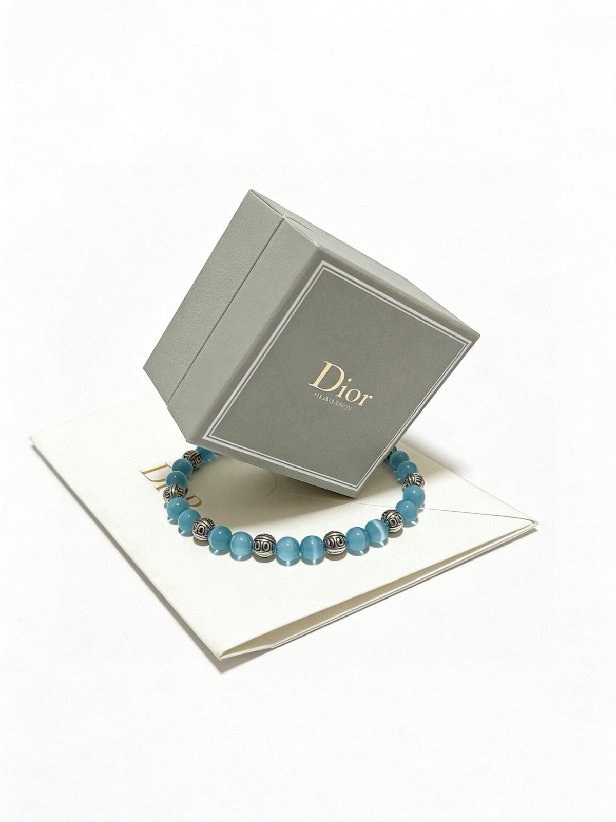 Dior Sterling Silver Vintage-Finish Bracelet